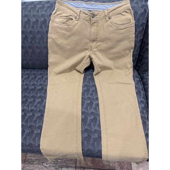 G.H. Bass & Co. Mens Khaki Utility Pants 32W X 32L Stretch Cotton Blend - Picture 1 of 6